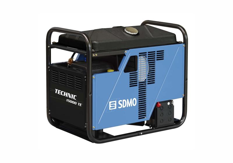 Groupe électrogène TECHNIC 15000 TE MODYS - essence triphasé 11,5 KW - moteur KOHLER - coffret différentiel