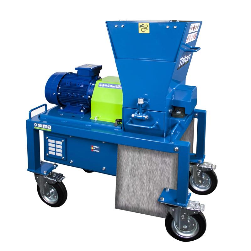 Concasseuse de Décombres TRITON 400V T 5.5CV 50HZ 5P S - triphasé, électrique, 4 kW, 20 marteaux, 3 tamis