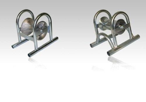 Galet droit - Aluminium ou acier - Passage 140 ou 180 mm - Réf. SIPKAT105060 ou SIPKAT105061