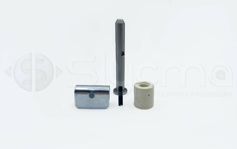 Sous ensemble galet de guidage de panneau de tête pour porte articulée coulissante - PP PAC 81