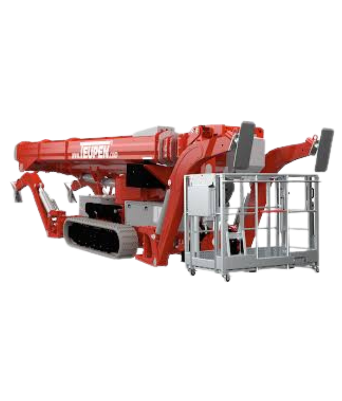 Nacelle Teupen 40m - hauteur de travail 40m, déport max 16,70m, châssis chenillé
