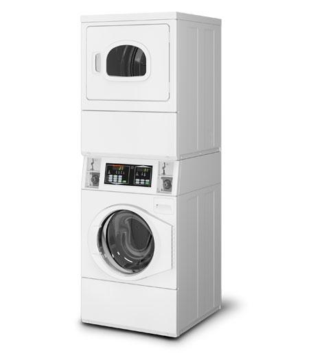Stack Washer/Dryers Speed Queen Commercial - 21 et 18 lb de capacité, efficacité accrue