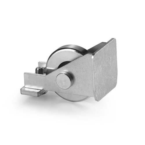 Roue de guidage 307.L - pour monorail SERIE L, longueur 130 mm, largeur 100 mm, hauteur 89 mm, diamètre 98 mm