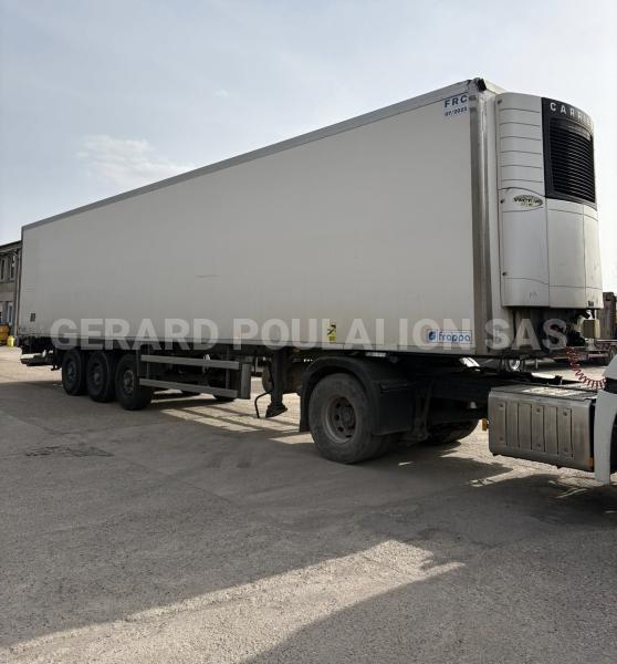 Semi-remorque Lecitrailer FG TD GPE FROID CARRIER HAYON DHOLLANDIA 3 ess. Frigo Mono température - Occasion
