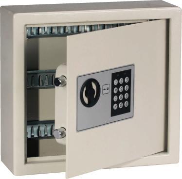 Coffre à clés - 30 clés - serrure électronique programmable - dimensions 280x300x100 mm