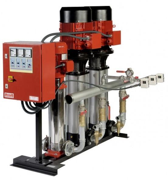 Groupe anti-incendie U2E norme UNE 23-500-90 pompe électrique alimentation RIA ou hydrants
