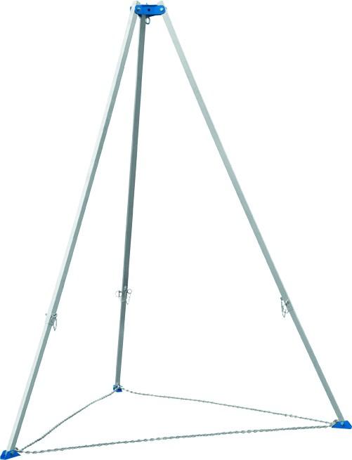 Tripode de levage en aluminium TRA H2 - 2000 kg - hauteur réglable de 2950 à 3936 mm