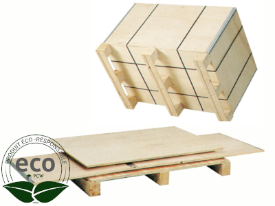 Caisse Bois Sur Palette 1184 x 984 x 662 Mm - CPB12010080
