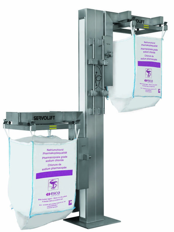 Potence de manutention pour big-bags Servolift - pour industries pharmaceutiques et chimiques