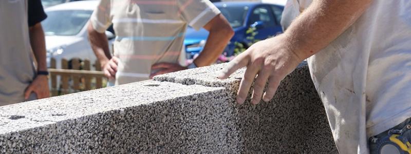 Bloc d'angle parasismique Poncebloc® - 500x200 cm - Hauteur 250 mm