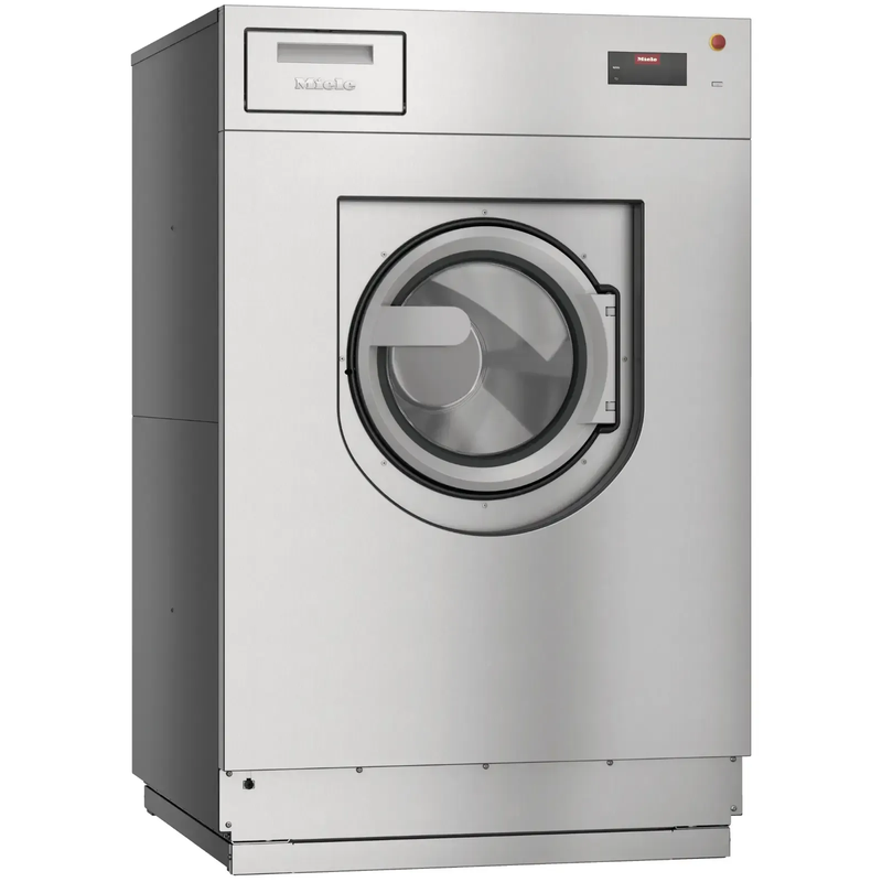 Lave-linge professionnel Miele PWM 927 EL WP Inox - Vanne de vidange, 27 kg, 240 L, 1100 tr/min, chauffage électrique
