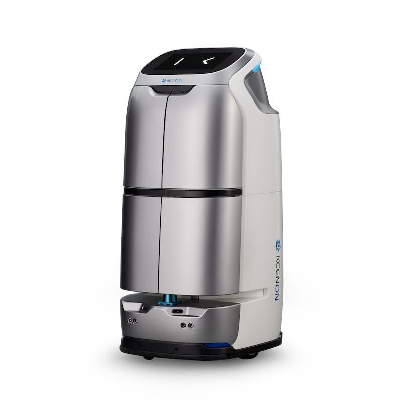 Keenon Butlerbot W3 - Robot autonome de livraison pour hôtellerie - Charge 20 kg - Autonomie 9-12h