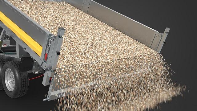 Benne Arrière TIPPER Brian James Trailers - 3.60 m x 2.00 m - 3.500 kg - 2 ou 3 essieux