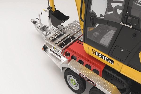 Remorque Porte-Engins DIGGER2 - Brian James Trailers - 3.5 t - 2.80 m x 1.30 m - Double-rampe ajustable