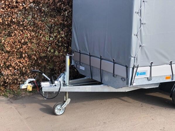 Remorque Plateau Multi-Fonction AZURE H2 - 2 Essieux, 4.05 m x 2.00 m, PTAC 2700 kg, ridelles aluminium