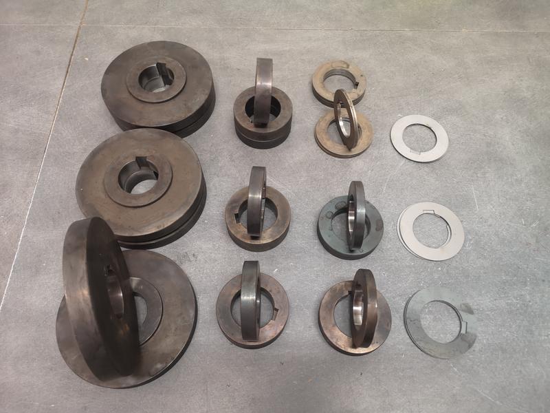 Galets lisses pour axe 50mm - set pour 3 axes - cintreuse à galets
