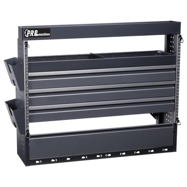 Système d'aménagement utilitaire 3 tiroirs - Armoire en acier 1.5 mm - RAL 7011 & 7016