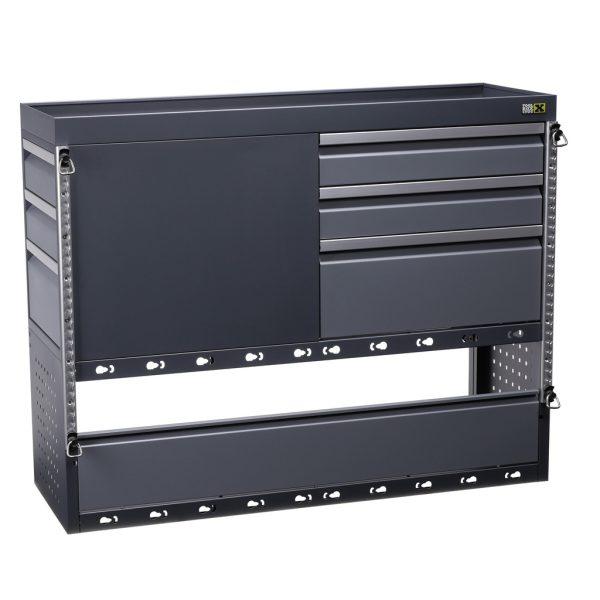 Systeme d’aménagement utilitaire 6 tiroirs AU06S - armoire en acier 1,5 mm