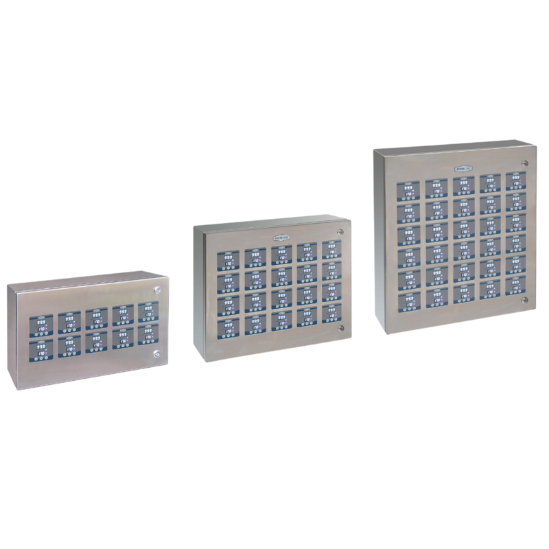 QuantorFermLine - FermFlex-Box armoire inox de contrôle centralisé pour 10, 20 ou 30 cuves