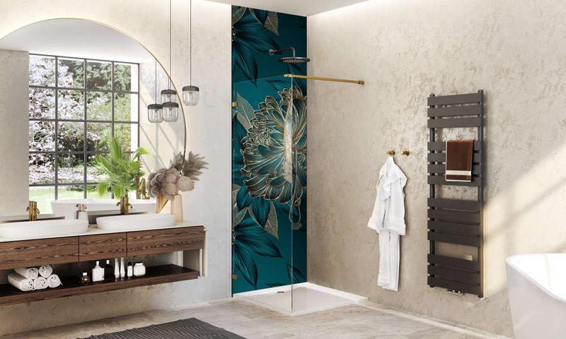 Paroi walk-in MELINA MITWF L140 2M gold v.clair traité ETC