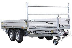 Remorque tribenne Debon PW2.3 LUX - Neuf - 2600KG