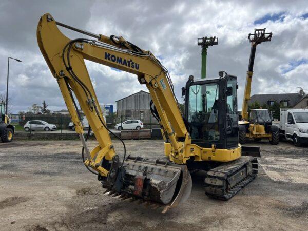 Mini-pelle KOMATSU PC55 5,5T – Performante et robuste