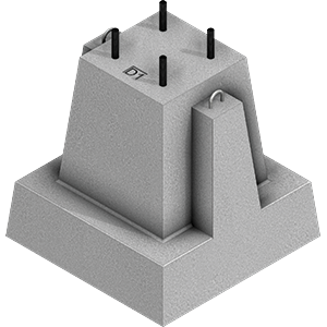 Indibloc type D1 (200×200) M22* - 66x66x65 cm - poids 394 kg