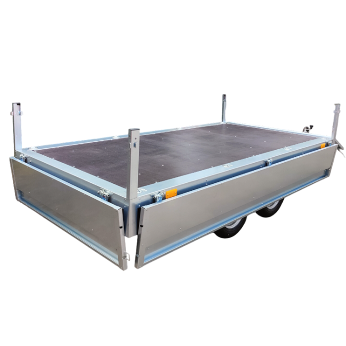 N300 - Remorque utilitaire Gamme Nordika, PTAC 500/750 kg, caisse 300x155x40 cm