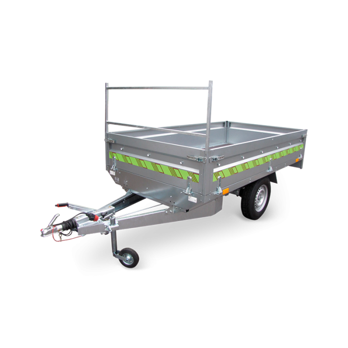 N260F113 - Remorque utilitaire Gamme Nordika, PTAC 1300/1200/1000 kg, caisse utile 263x145x40 cm