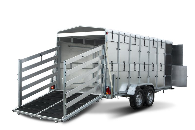 Bétaillère 3m x 1,6m x hauteur 1,86m PTAC 2700-3500 kg VT2730HT-VT3530HT
