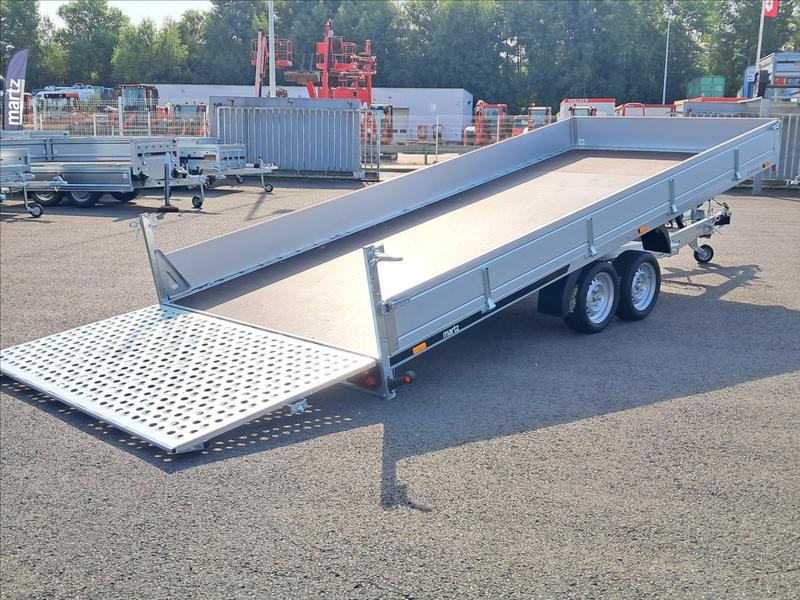UNIVERSAL plancher BOIS BASCULANTE PTAC 2100-3500 kg plateau 5000 x 2100 + PONT de chargement