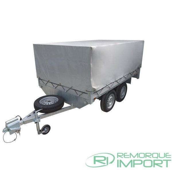 Bâche – Ridelles – Kit Sécurité (3-en-1) pour remorque benne PTAC 1000 à 2000 kg