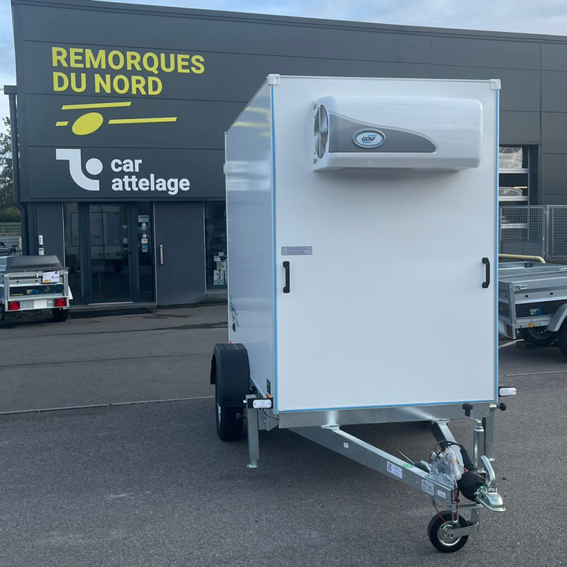 Remorque frigorifique TFI 250.00 BW Trailers - 2500 x 1250 x 1800 mm, PTAC 1300 kg, freinée, 1 essieu
