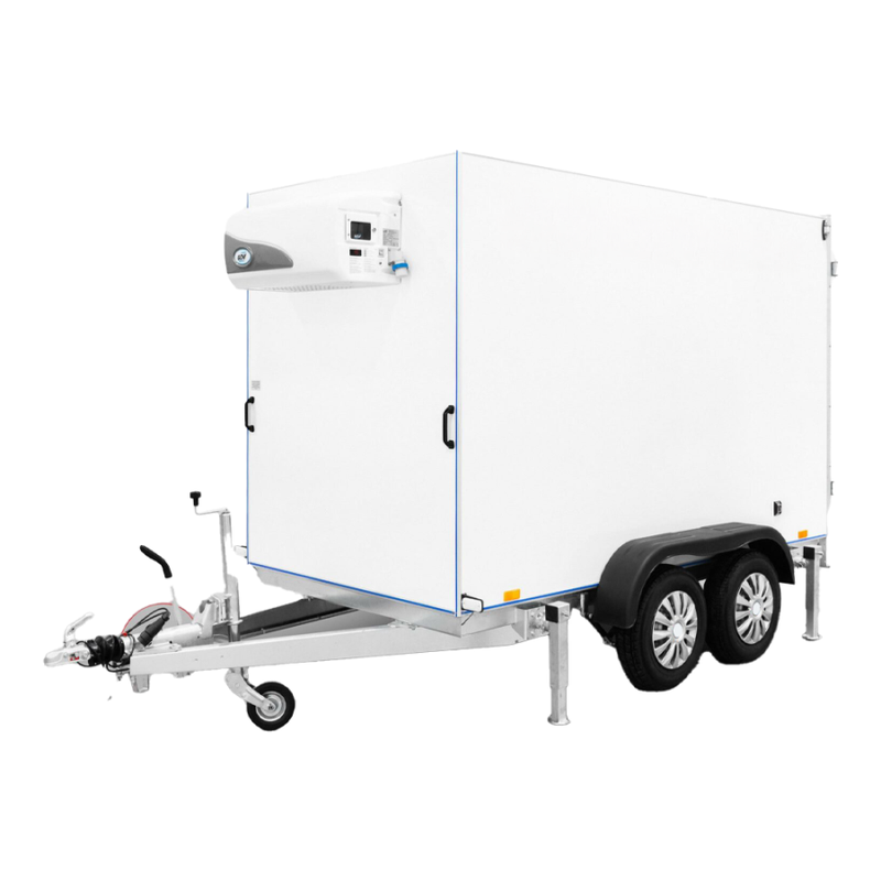 Remorque frigorifique TFI 250 T BW Trailers - 750 kg, 2 essieux, 2500 x 1250 x 1800 mm