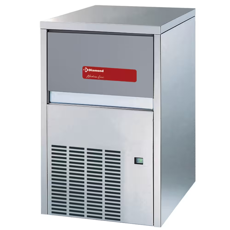 Machine à glace granulée 67 kg avec réserve eau - 10 kg - Acier inox