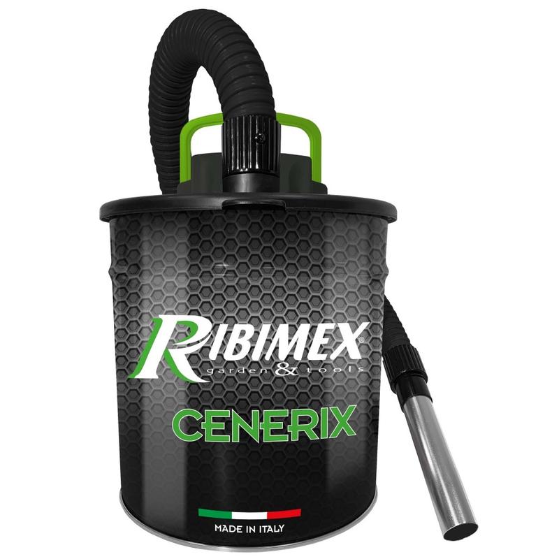 Aspirateur à cendres Cenerix 18 L 1200 W - Filtre HEPA lavable, flexible métal 1,10 m