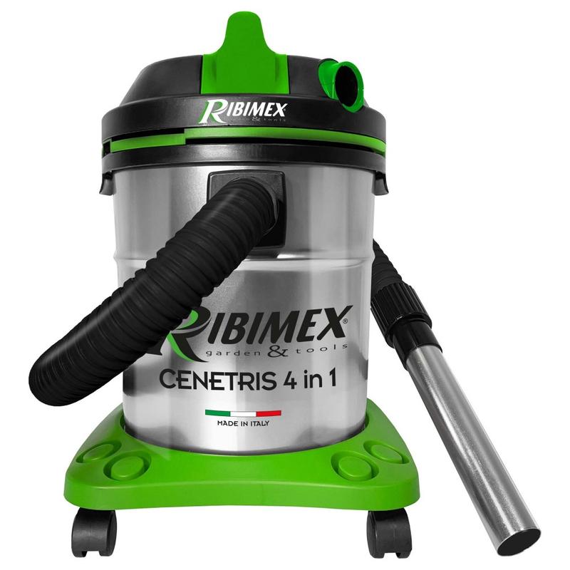Aspirateur 4 en 1 Cenetris 20 L - Bidon pour cendres, eaux, poussières - 1200 W