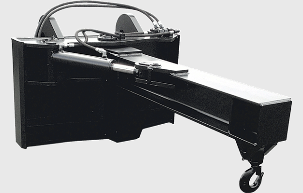 Potence horizontale orientable pour machines télescopique et tractopelle - capacité 0 à 6 tonnes