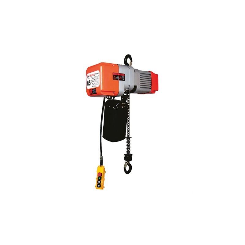 Palan électrique 220V STOCKMAN - 500 kg ou 1 T, levée 3 mètres, référence EW502