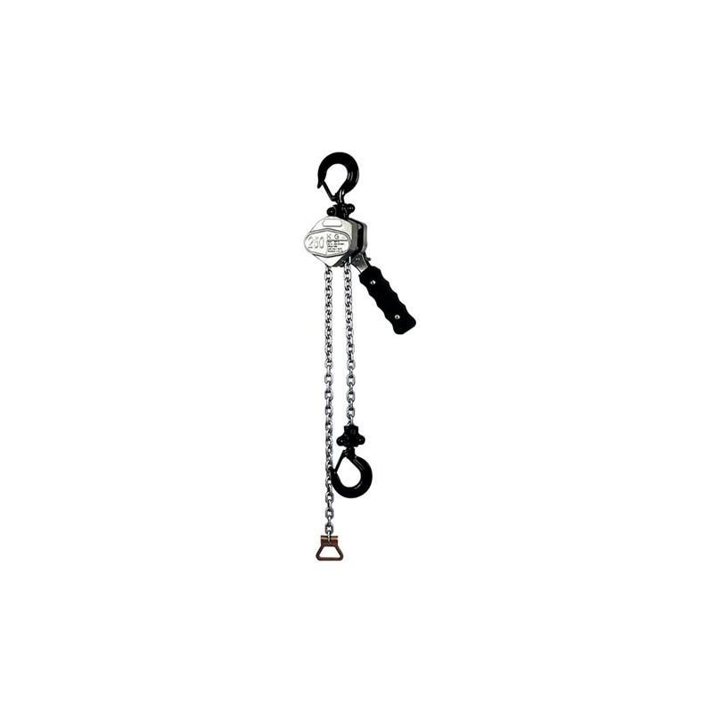 Palan manuel à levier ultra compact STOCKMAN DBN25-3M - 250 ou 500 kg