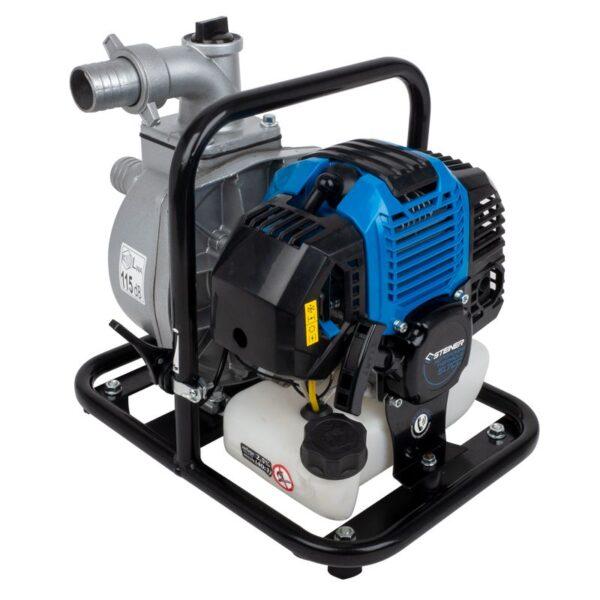 Motopompe Thermique 2t 51.7cc 15m³/h Steiner - Pompe à eau 1400W aluminium