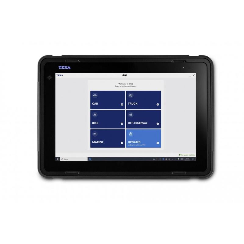 Appareil de diagnostic TEXA Axone Voice - Touchpad robuste étanche et résistant aux chocs