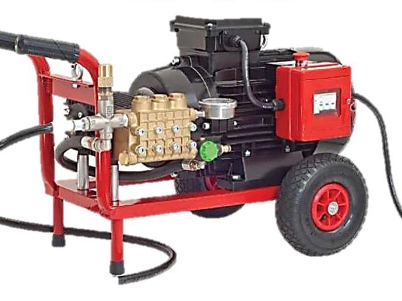 Groupe motopompe - motorisation essence, diesel ou électrique, pompes à pistons, débit constant, châssis tubulaire inclus