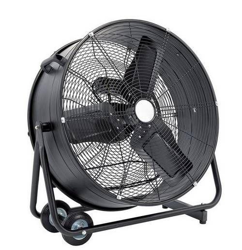 Brasseurs d'air 600 mm haute puissance - ventilateur industriel 2 vitesses, 74,5 x 28,8 x 78,7 cm