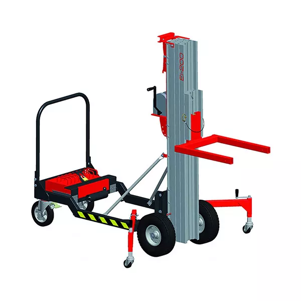 Potence de levage - Fourches inversés 715x560 mm - Charge max 200kg - Leve-charge mobile manuel