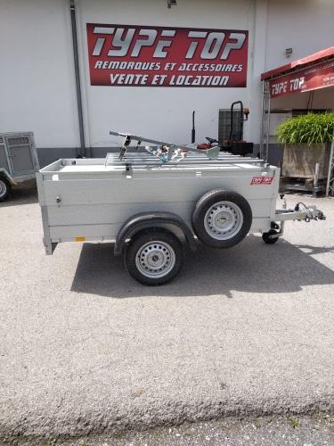 ANSSEMS CAPOT GT - bagagère en alu verrouillable, plancher contre-plaqué, charge utile 318 kg