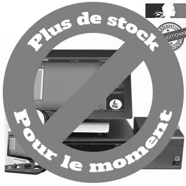 Pack caisse enregistreuse tactile HP RP9015 commerce - Neuf avec imprimante EPSON TM-T20 II, tiroir EC410 et logiciel Light ou Pro
