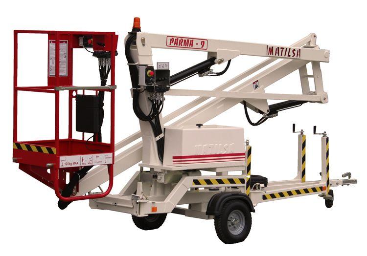 Nacelle Articulée Electrique 9m - hauteur de travail jusqu'à 9,5 m