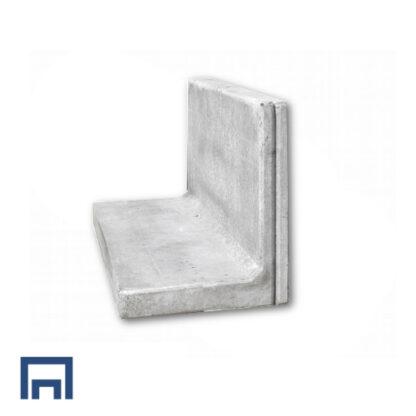 Mur en L en béton armé finition lisse – petit modèle