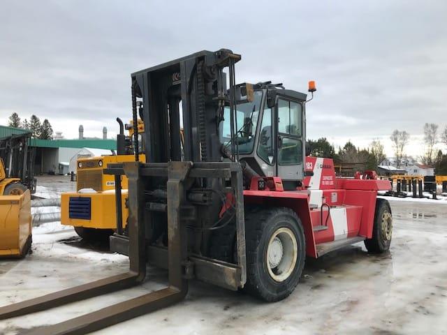 K-001 Chariot élévateur Kalmar DCD-250-12LB 55 000 lb @ 48″ - usagés - 2004 - 6203HRS - 118″ élévation max.